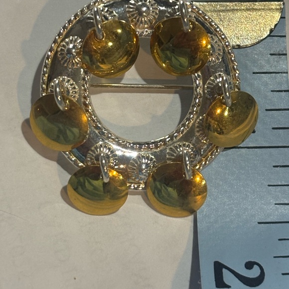 Norwegian 830 silver solje  brooch - Picture 5 of 5